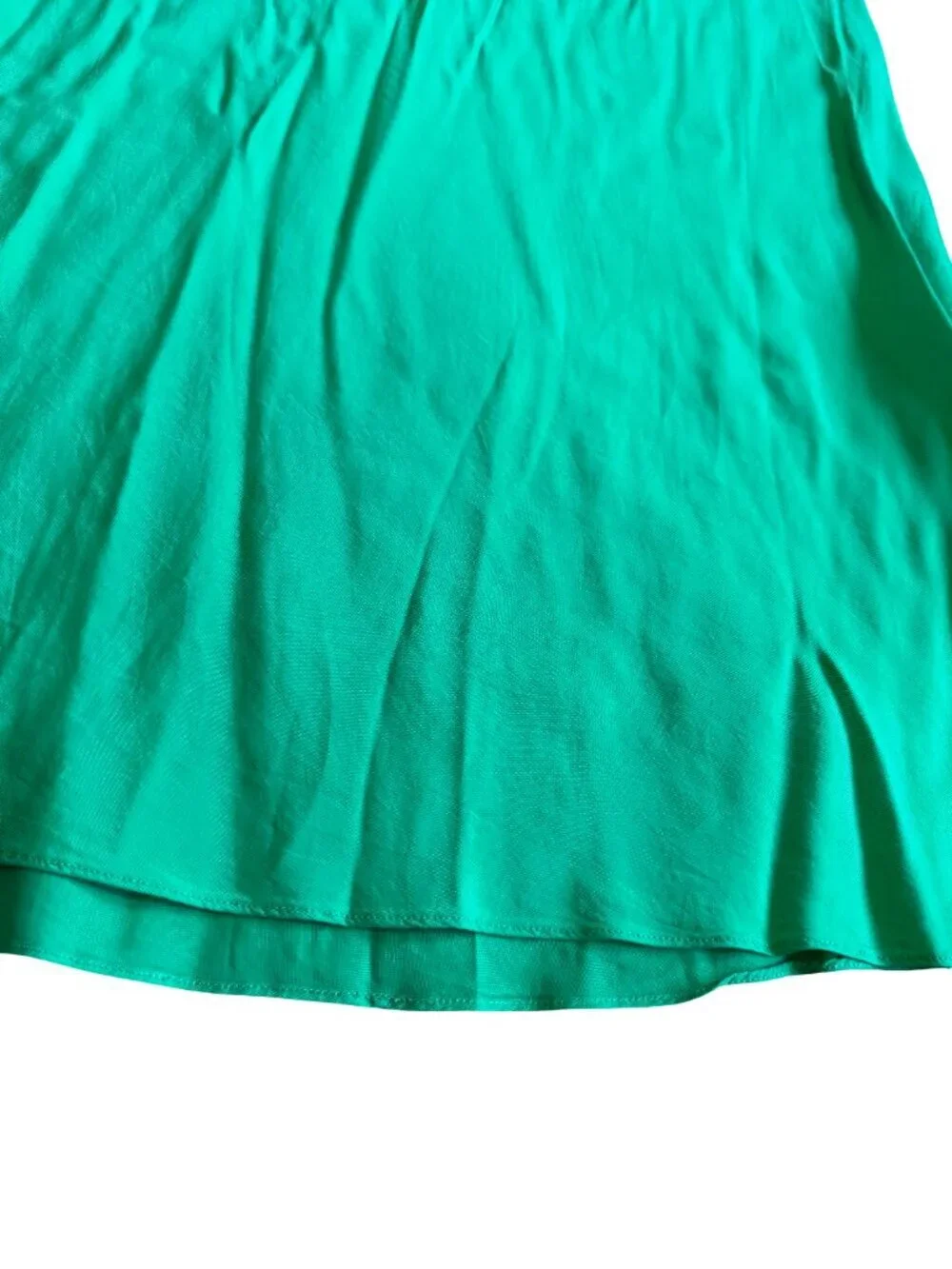 J. Crew Bold Green Midi Dress Spaghetti Strap Flowy Wedding Party Size 6 Women's